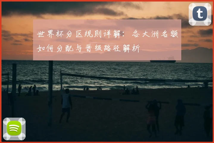 世界杯分区规则详解:各大洲名额如何分配与晋级路径解析